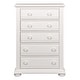 preview thumbnail 3 of 8, Summer House Oyster White 5 Drawer Chest