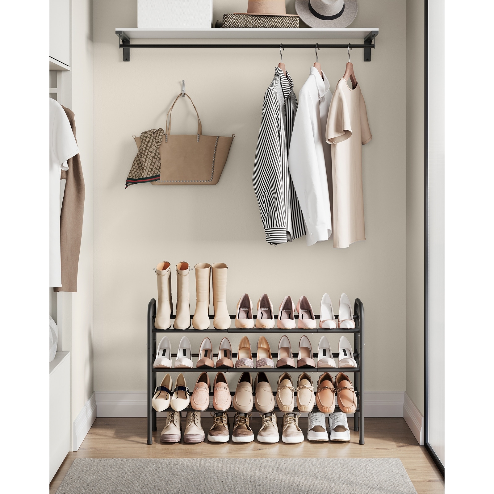 Hanging shoe organizer bed bath and beyond shop