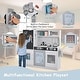 preview thumbnail 3 of 4, Kid's Pretend Play Kitchen Toddler Playset w/ Blackboard