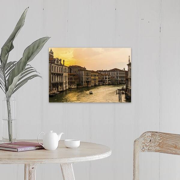 Shop Canals Of Venice Italy Canvas Wall Art Free Shipping
