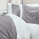 preview thumbnail 7 of 7, Collin Ivory Quilt Hand Quilted with Pin Tucks