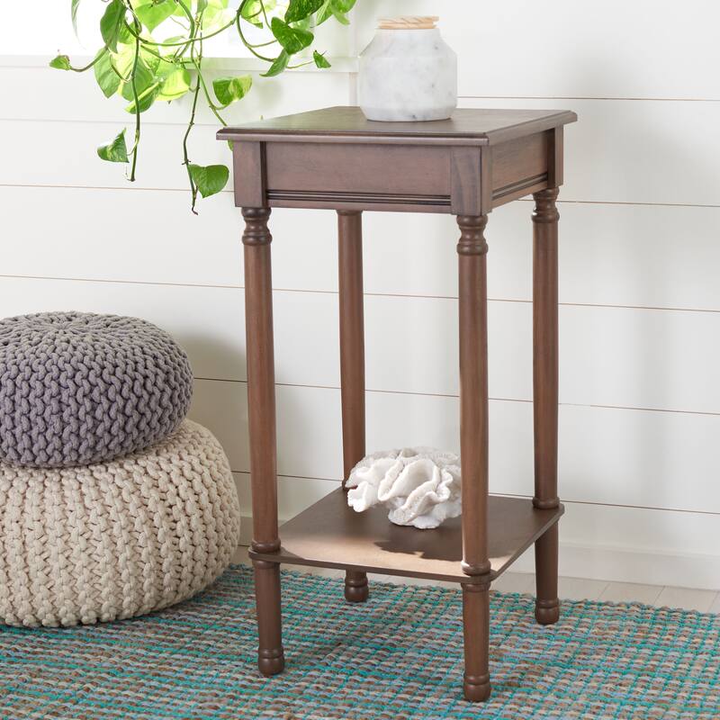 SAFAVIEH Agnita Square Accent Table - 14" W x 14" L x 28.3" H - 14Wx14Dx28H