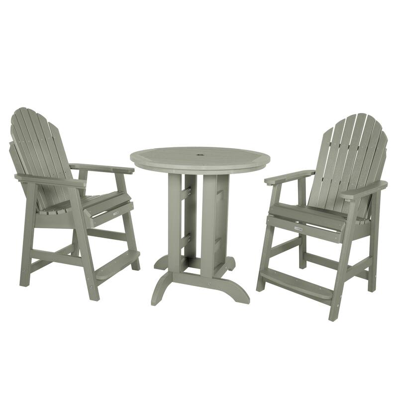 HIGHWOOD Hamilton 3-piece Counter-Height Outdoor Dining Set - Eucalyptus