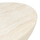 preview thumbnail 6 of 9, Poly & Bark Trevi Concrete Oval Coffee Table with Marble Finish
