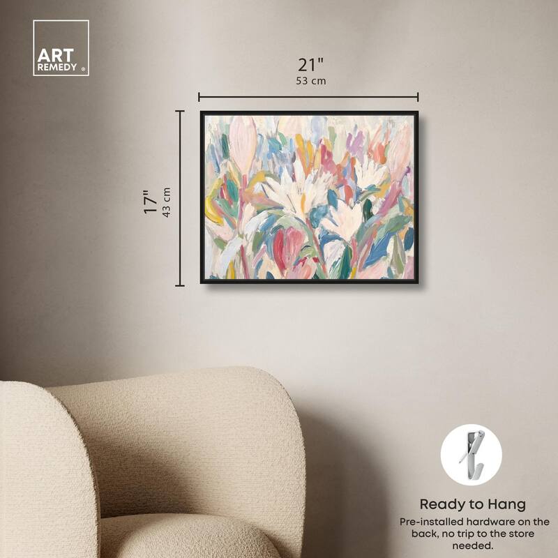 Morning Mist Bloom I Canvas by Art Remedy