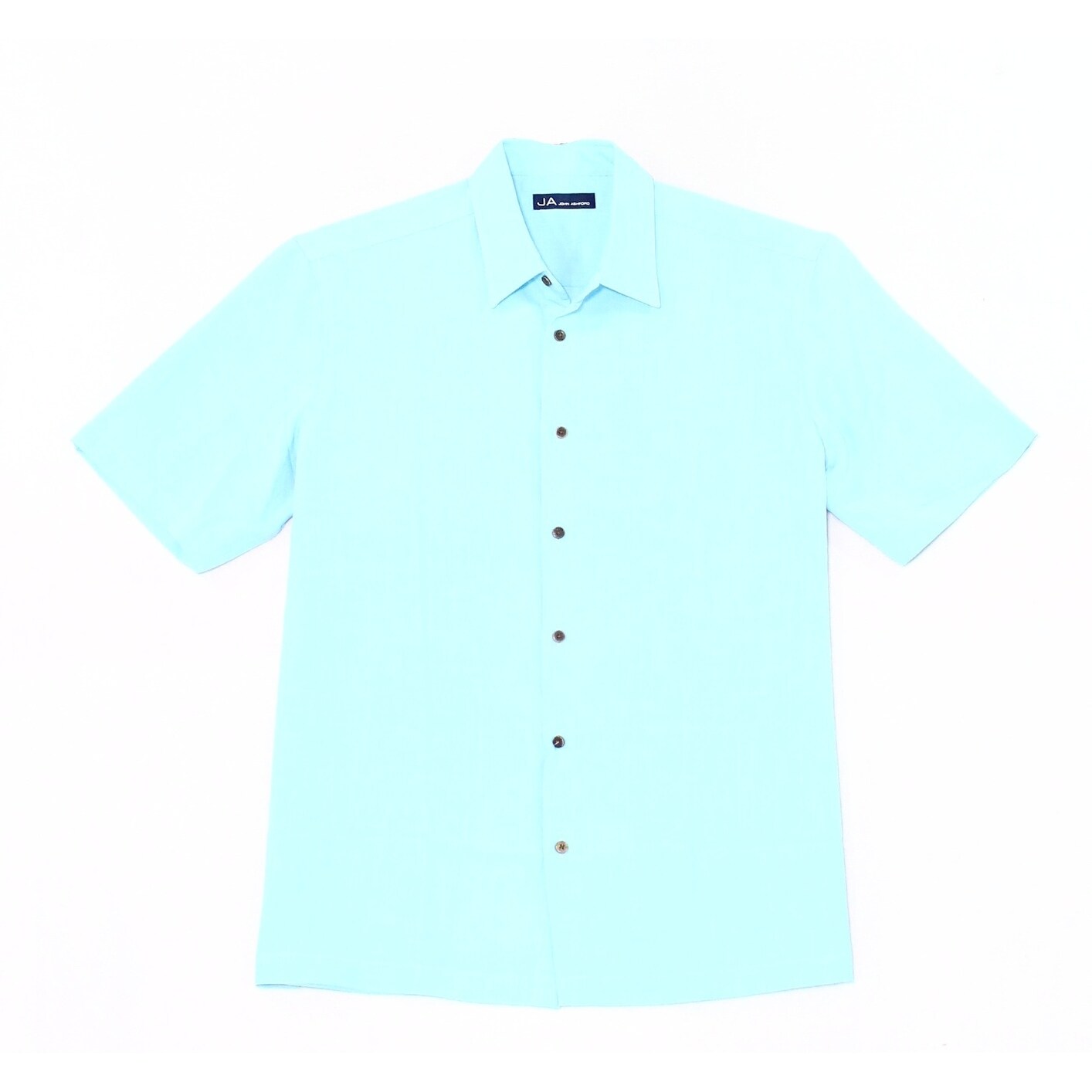 Shop John Ashford New Caribbean Blue Mens Size Xl Textured Button