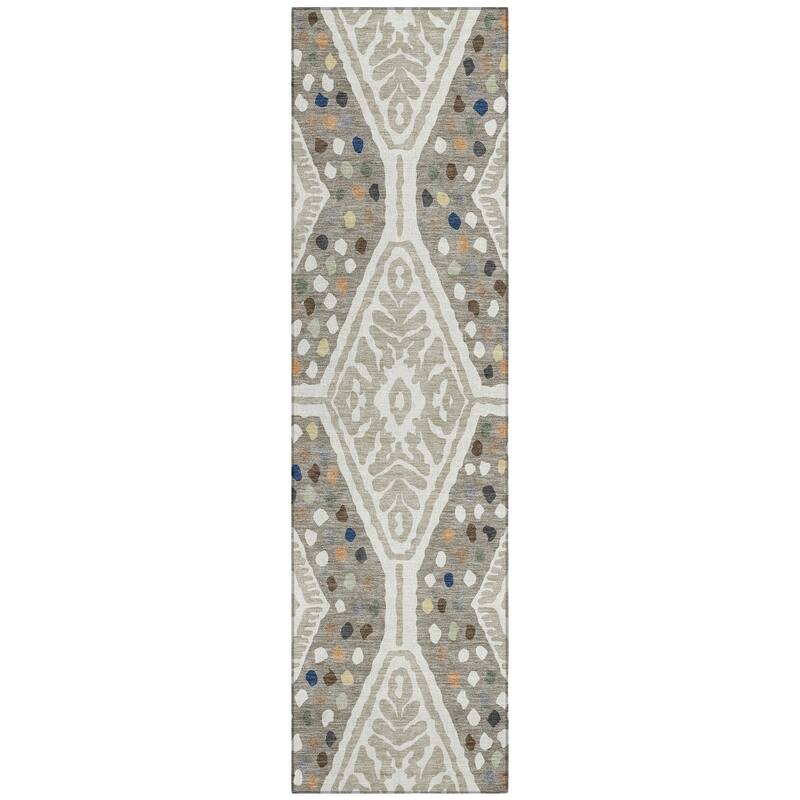 Machine Washable Indoor/ Outdoor Global Nipsey Chantille Rug