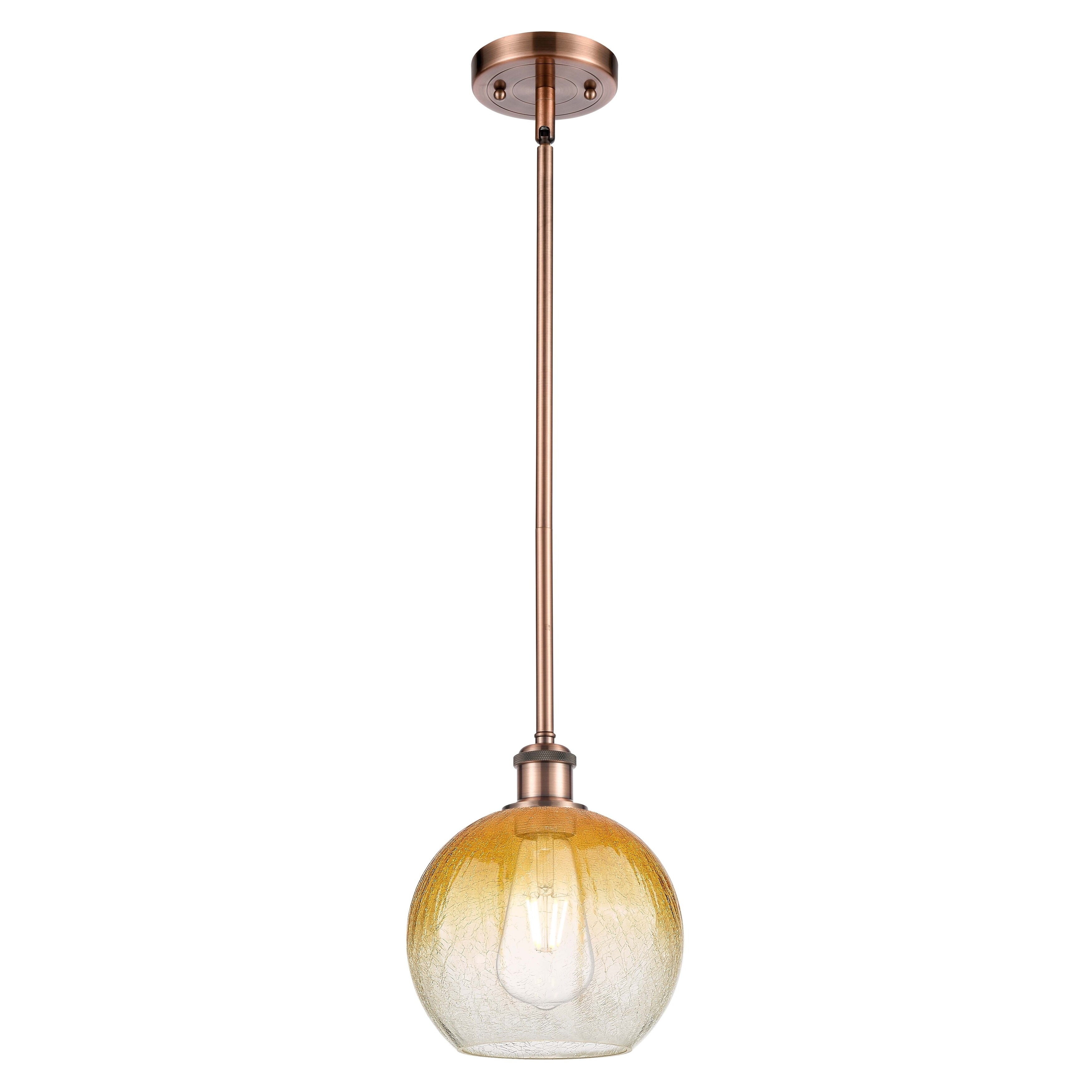 Innovations Lighting Endless Possibilities Ballston - Brookhaven Globe - 1 Light 8" Stem Hung Mini Pendant