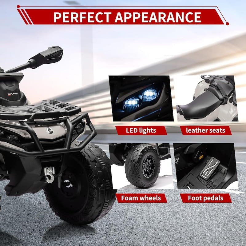 24V Electric Toy Ride On Car for Kids Best Gift, Blue