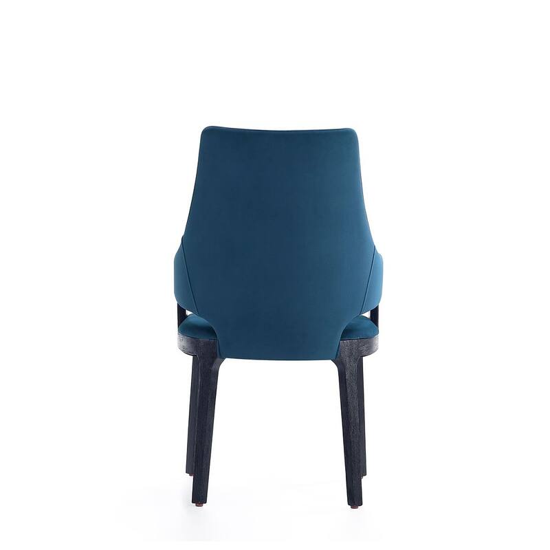 Manhattan Comfort Kara Modern Velvet Upholstered Dining Chair Set