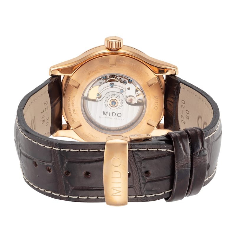 Mido Men's Multifort 42mm Automatic Watch M0054313603100 - Silver - N/A