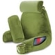 preview thumbnail 120 of 143, Nestl Memory Foam Reading Pillow with Backrest, Arms and Pockets Large - Calla Green