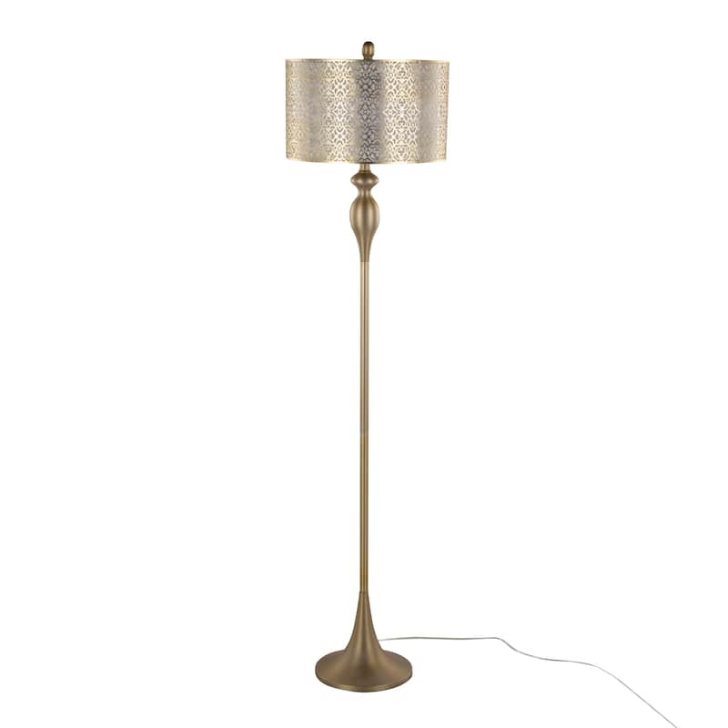 Ashland 63" Metal Floor Lamp with Drum Shade