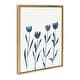 Kate and Laurel Sylvie Tulip Framed Canvas by Teju Reval of SnazzyHues ...