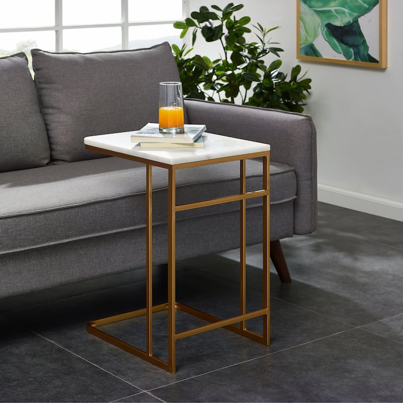 SEI Furniture Fuller Marble C Table