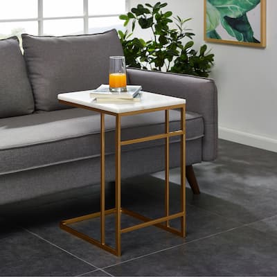 SEI Furniture Fuller Marble C Table