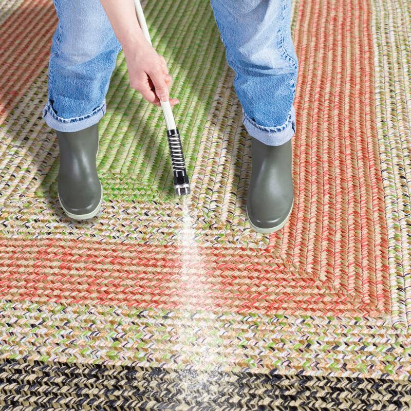 SAFAVIEH Handmade Braided Anushka Indoor/Outdoor Machine Washable Rug