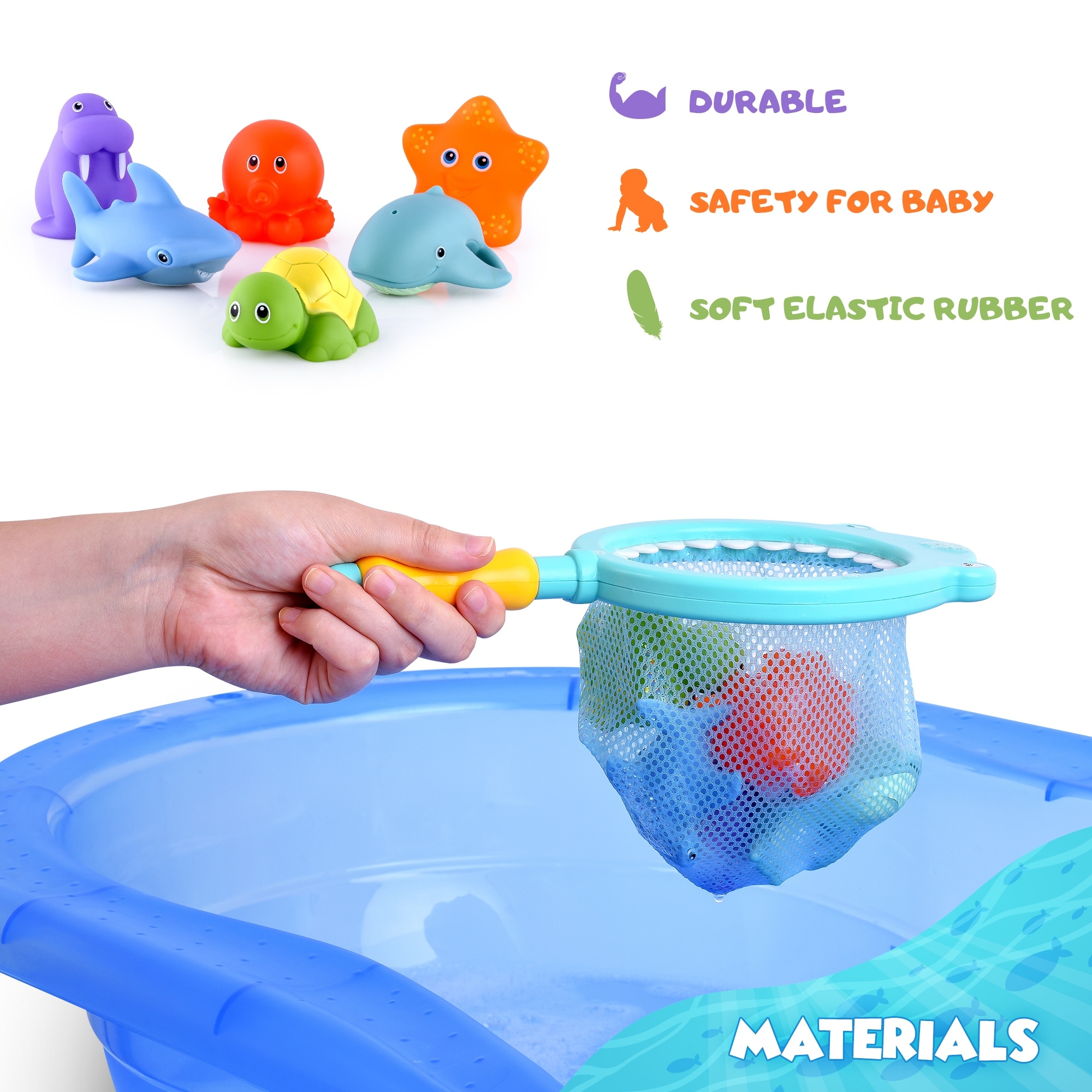 bath fishing net Bath Toy With Fishing Net, Floating Animals, Catch Shark Net Game, Bathtub  Fishing Play Set For Babies And Kids - Bed Bath & Beyond