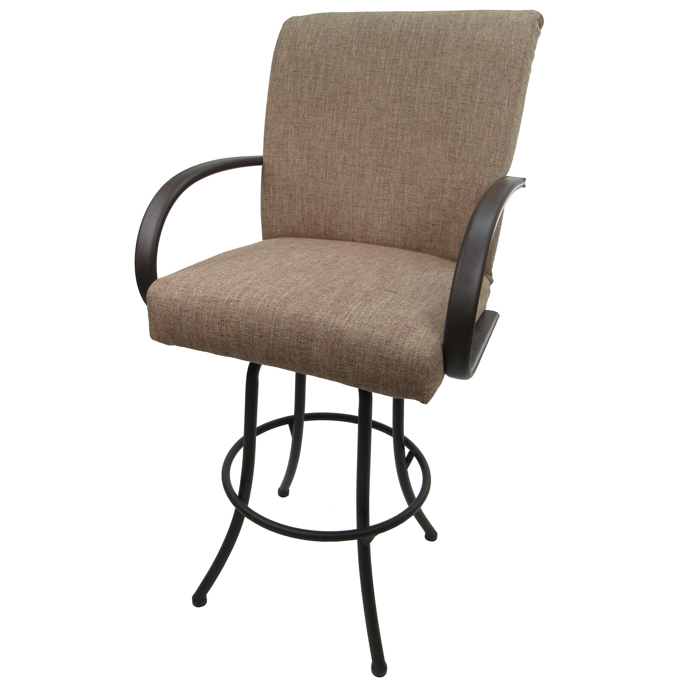 Extra Tall Spectator Swivel Bar Stool Metal Frame 34 M 60 34 Inch 34 Inch Seat