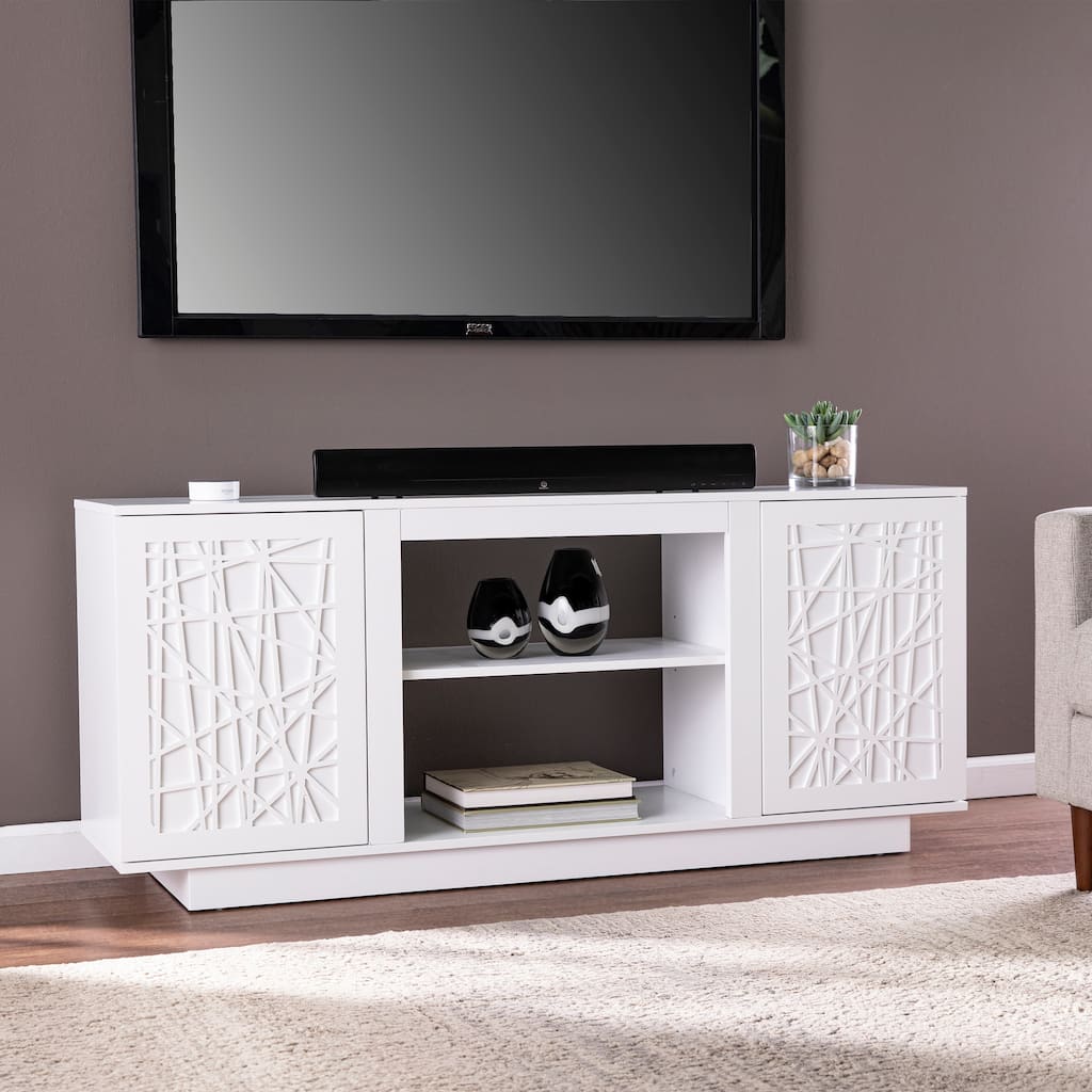 SEI Furniture Delgrave Two-Door Media TV Stand for TV's up to 56"