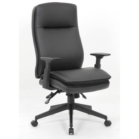 Lorell Premium Vinyl High-back Executive Chair