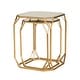 preview thumbnail 14 of 41, Glitzhome Set of 2 Glam Glass Modern Side Table Sofa Table