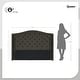 preview thumbnail 3 of 6, Charisma Upholstered Headboard