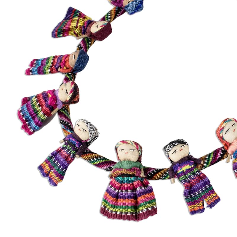 Novica Handmade Joy And Diversity Cotton Garland