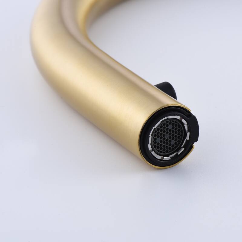 Single Handle Kitchen Faucet with Pull Down Sprayer Brass 1 Hole Brass Pull Down Kitchen Sink Faucets