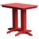 preview thumbnail 6 of 40, Poly Lumber Bar Table 4' - Bright Red