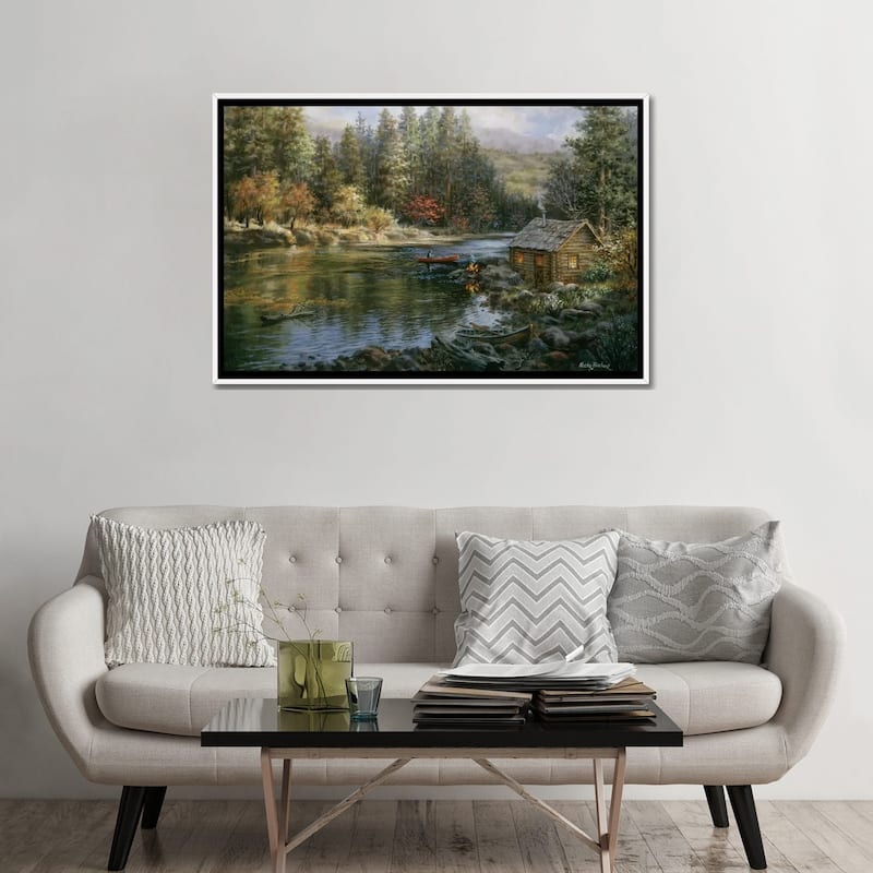 iCanvas "Campers Haven" by Nicky Boehme Framed Canvas Print