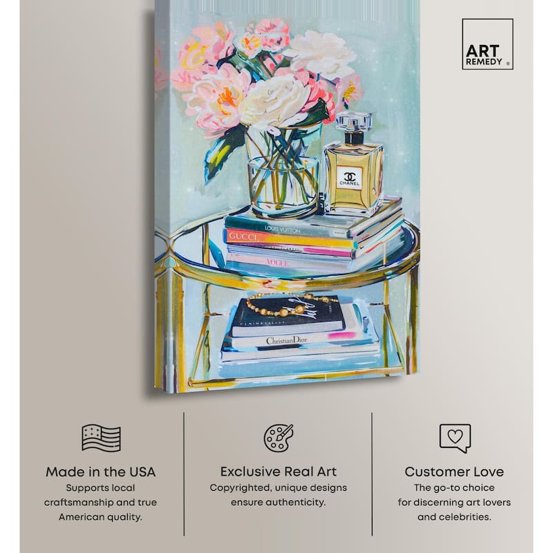 Glass Stand Glam Canvas by Art Remedy, Gallery Wrapped