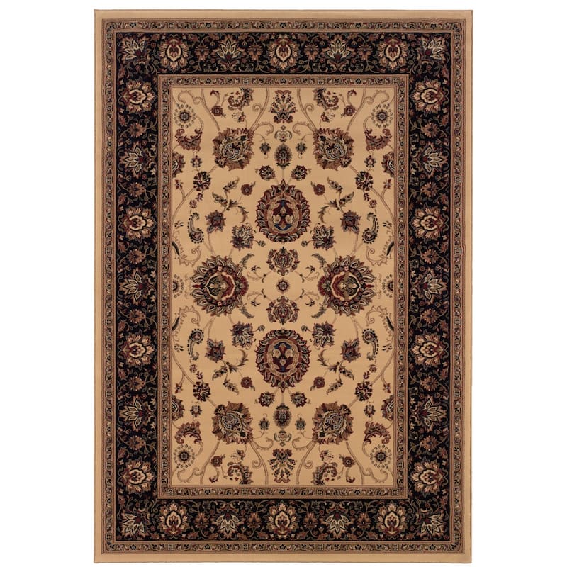 HomeRoots Oriental Traditional Square Area Rug