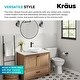 preview thumbnail 96 of 97, KRAUS Indy Single Handle Vessel Bathroom Faucet with Pop Up Drain