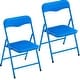 preview thumbnail 19 of 22, Heritage Kids Padded Folding Chair Set of 2 Blue