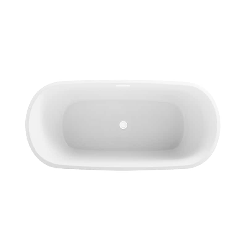 Cameron Soaking Bathtub in Glossy White