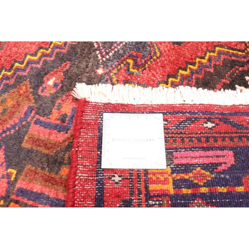 ECARPETGALLERY Hand-knotted Andelz Dark Red Wool Rug - 4'6 x 7'4