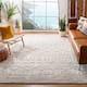SAFAVIEH Arizona Shag Lotta Moroccan 1.2-inch Thick Rug - 10' x 14' - Ivory/Beige