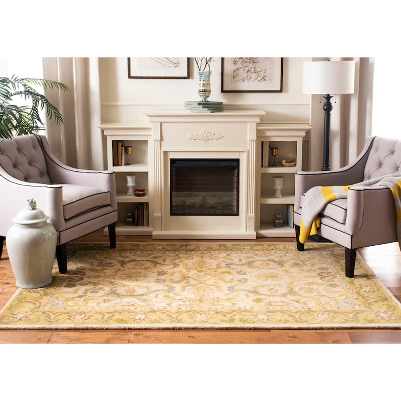 SAFAVIEH Handmade Anatolia Nuala Traditional Oriental Hand-spun Wool Rug