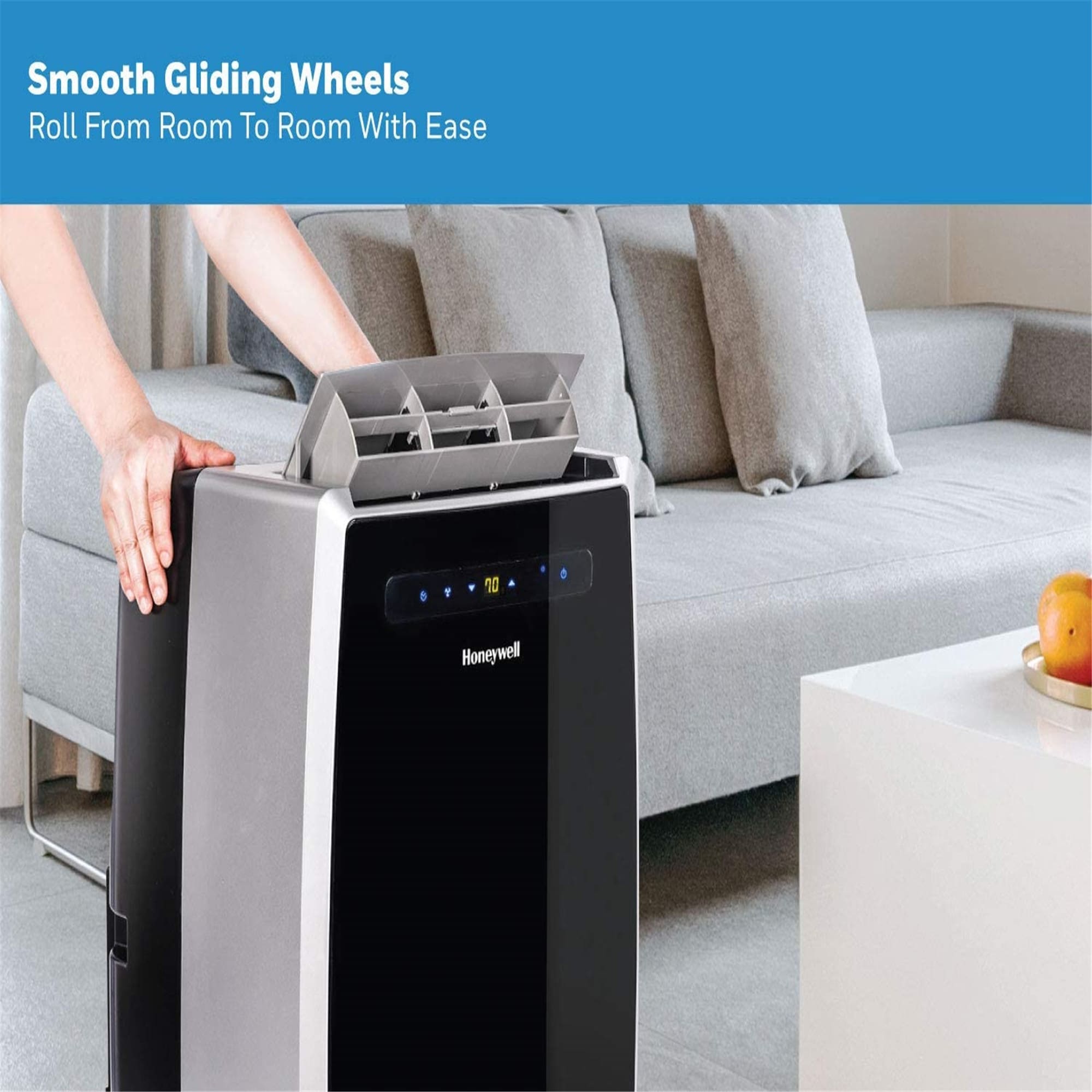 Honeywell Mn12ces Portable Air Conditioner With Fan Dehumidifier 12000 Btu Rooms Up To 400 550 Sq Ft