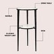 preview thumbnail 3 of 10, Seraphina Modern Round Marble 2-Tier Drink Table, Metal Small Accent Side End Table for Living Room Bedroom