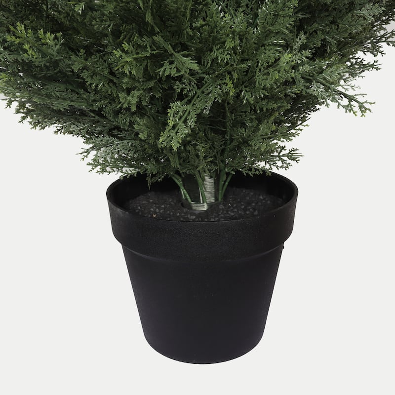 5FT Artificial Cypress Tree UV Resistant