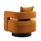 preview thumbnail 14 of 42, Accent Open Back Chair Modern Comfy Sofa Chair With Base, Club Chair Leisure Arm Chair For Lounge