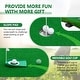preview thumbnail 10 of 18, Green Golf Putting, Golf Training Mat with High-quality Turf, 3 Holes, 3 Flags and Cups for Indoor & Outdoor