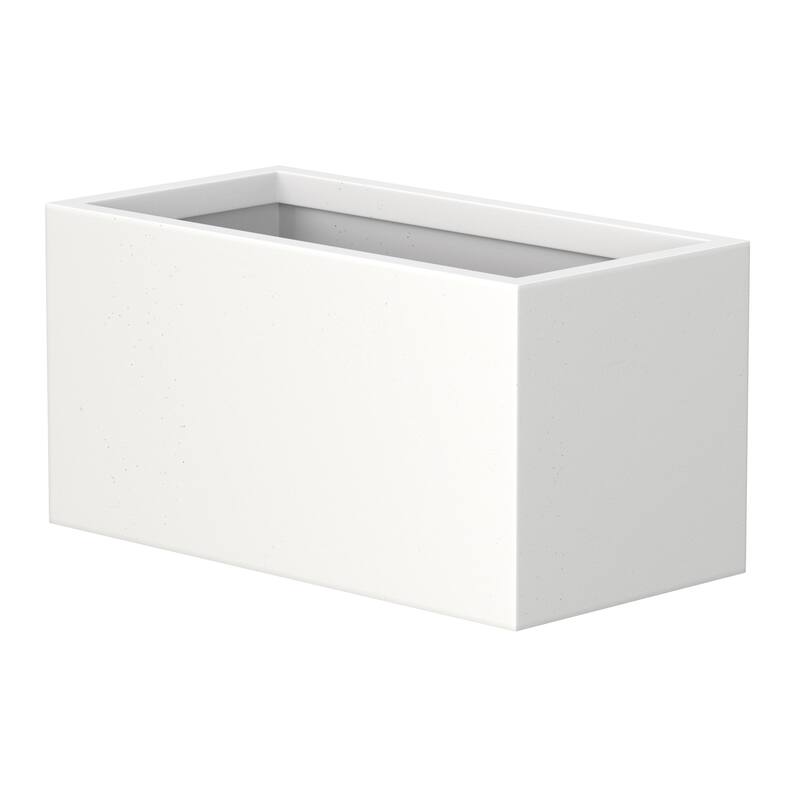 Tall Concrete Rectangle Plant Boxes / Large Indoor and Outdoor Flower Planters