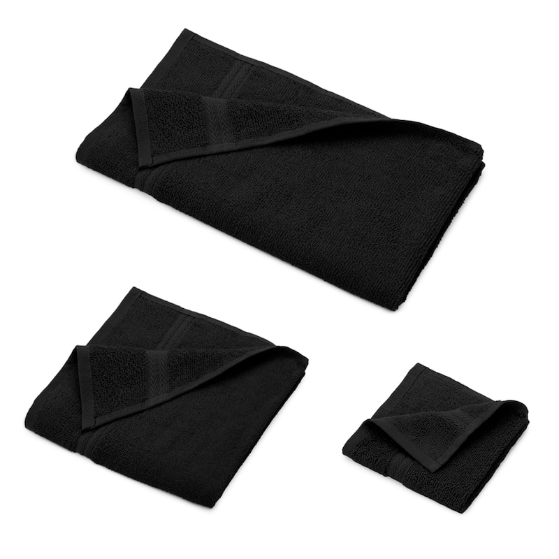 Superior Miami 100% Cotton 6-Piece Towel Set - Lightweight & Quick Drying