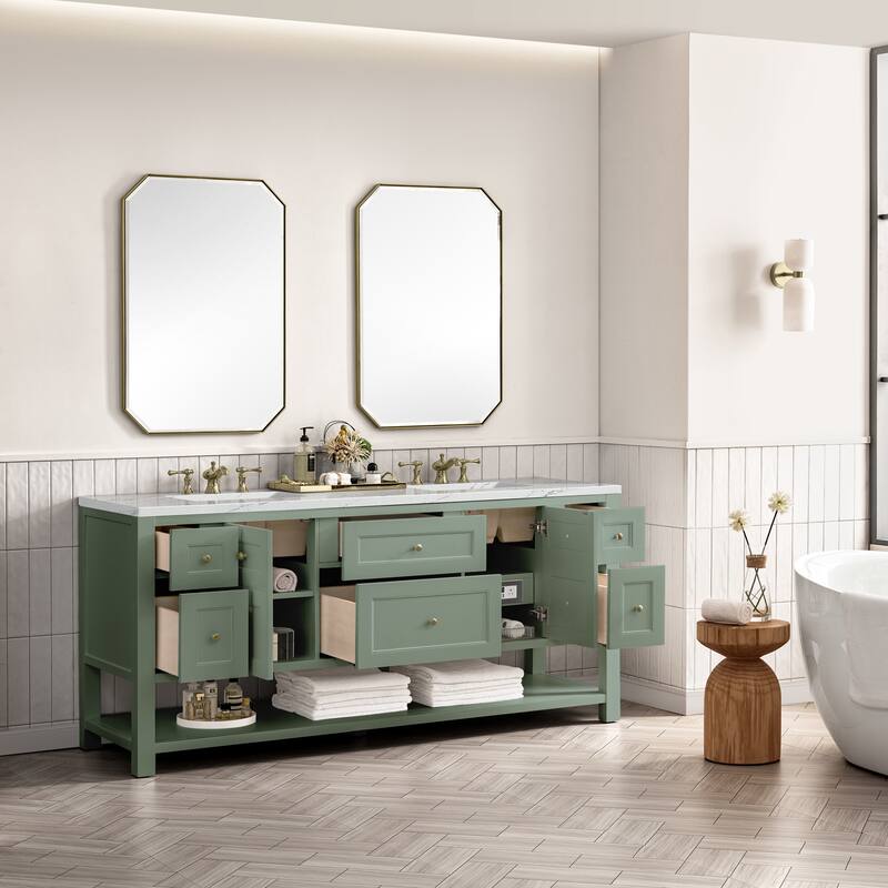 James Martin Vanities 330-V72-3ENC Breckenridge 72" Free Standing