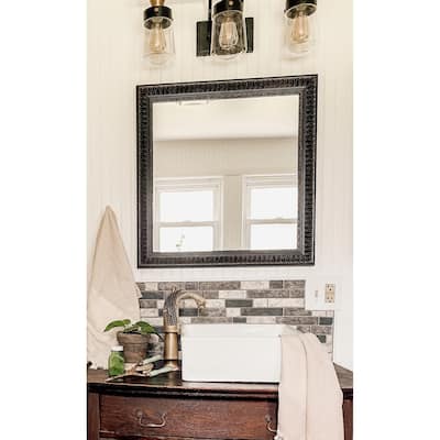Napa Bronze Framed Vanity Mirror