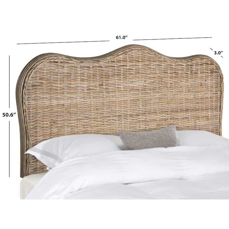 SAFAVIEH Tefta Grey Full Size Headboard - Grey - Full