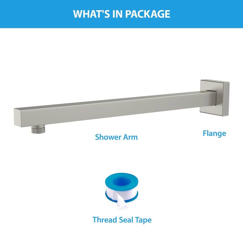 Shower Arm 16 Inch Shower Arm Wall Mounted Solid Extension Arm